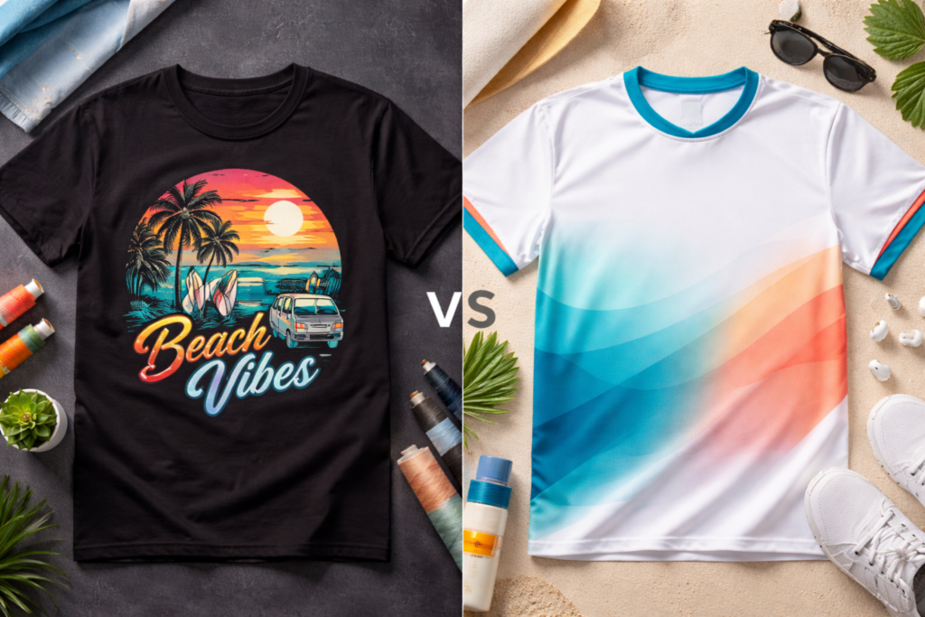 dtf vs sublimation Printing in cocoa fl